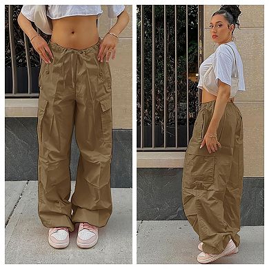 Women's Cargo Pants Quick Dry Lightweight Water Resistant Hiking Pants High Waisted with Pockets