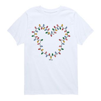 Boys 8-20 Disney's Mickey Mouse Christmas Lights Short Sleeve Graphic Tee