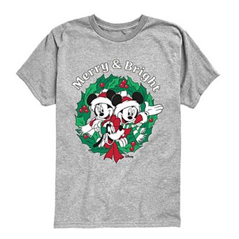 Boys 8-20 Disney's Mickey & Friends "Merry & Bright" Short Sleeve Graphic Tee