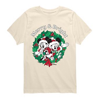 Boys 8-20 Disney's Mickey & Friends "Merry & Bright" Short Sleeve Graphic Tee