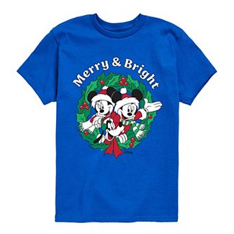 Boys 8-20 Disney's Mickey & Friends "Merry & Bright" Short Sleeve Graphic Tee