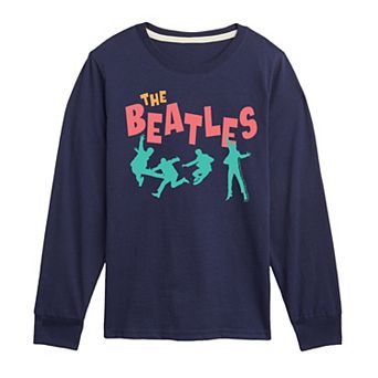Boys 8-20 The Beatles Silhouettes Long Sleeve Graphic Tee