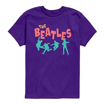 Boys 8-20 The Beatles Silhouettes Short Sleeve Graphic Tee