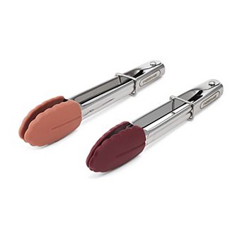 Farberware® 2 pc Silicone Tip Mini Tongs Set