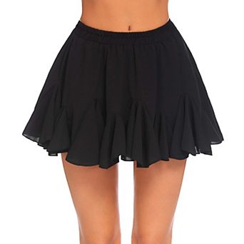 Avidlove Skirt for Women Pleated Mini Skirts Stretchy High Waist Short Lingerie Skirts