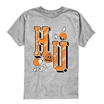 Boys 8-20 Peanuts Halloween University Short Sleeve Graphic Tee