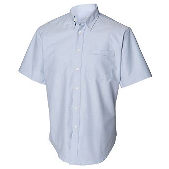 Henbury Mens Short Sleeve Classic Oxford Work Shirt