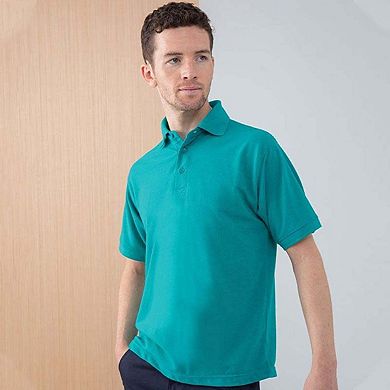 Henbury Mens Short Sleeved 65/35 Pique Polo Shirt