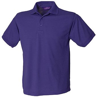 Henbury Mens Short Sleeved 65/35 Pique Polo Shirt