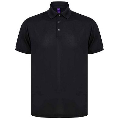 Henbury Mens Piqu Polo Shirt