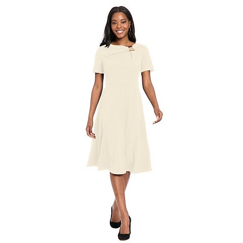 Женские платья London Women's London Times Midi Fit & Flare Dress