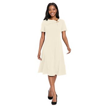 Women's London Times Midi Fit & Flare Dress