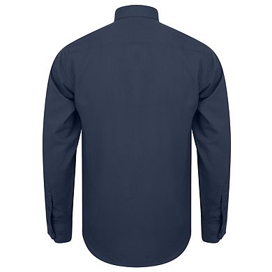 Henbury Mens Moisture Wicking Long-Sleeved Shirt