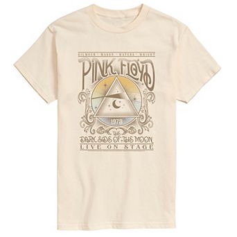 Men's Pink Floyd The Dark Side Of The Moon Live On Stage Vintage Short Sleeve Graphic T-Shirt