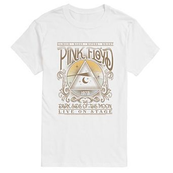 Men's Pink Floyd The Dark Side Of The Moon Live On Stage Vintage Short Sleeve Graphic T-Shirt
