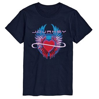 Men's Journey Us Tour Infinity Heart Wings Short Sleeve Graphic T-Shirt