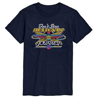 Men's Journey Don't Stop Believin' Distressed Short Sleeve Graphic T-Shirt