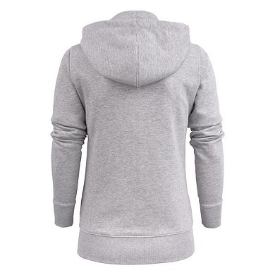 Printer Womens/Ladies Overhead Melange Full Zip Hoodie