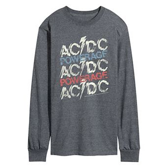 Men's ACDC Powerage Vintage Long Sleeve Graphic T-Shirt