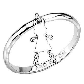 Alamode 925 Sterling Silver Girl Ring