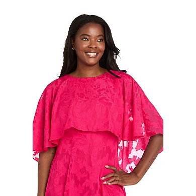 Women's R&M Richards Capelet Fit & Flare Dress