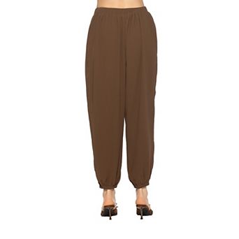 Women's ALEXIA ADMOR Silas Elastic Waistband Full Draped Balloon Pants