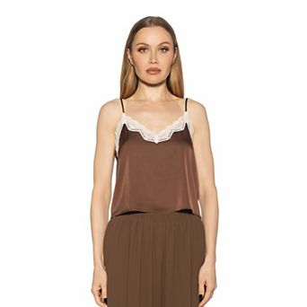 Women's ALEXIA ADMOR Isla Silky Lace Combo Camisole