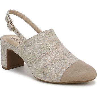 LifeStride Tessa Women's Slingback Block Heel Pumps