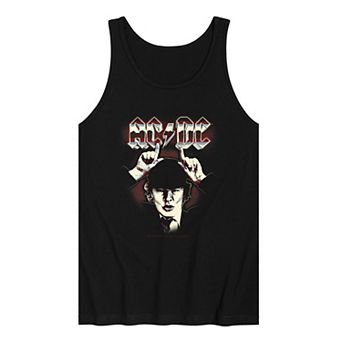 Men's ACDC Devil Horns Vintage Graphic Tank Top
