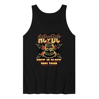 Men's ACDC Back In Black 1981 World Tour Graphic Tank Top