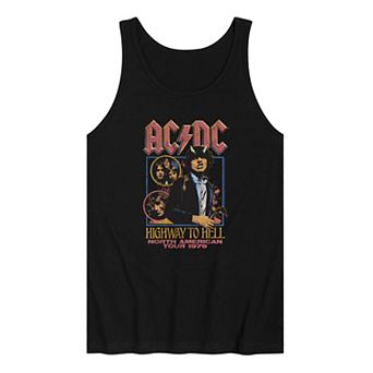 Men's ACDC Highway To Hell Vintage Graphic Tank Top