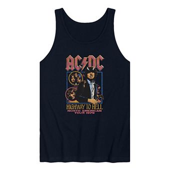 Men's ACDC Highway To Hell Vintage Graphic Tank Top