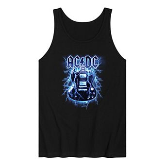 Men's ACDC Lightning Guitar Graphic Tank Top