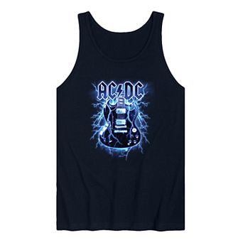 Men's ACDC Lightning Guitar Graphic Tank Top