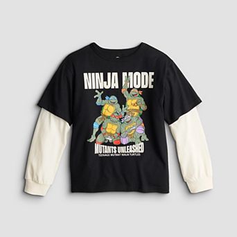 Boys 4-8 Grayson Threads Kids The Label Teenage Mutant Ninja Turtles Layered Long Sleeve Graphic Tee