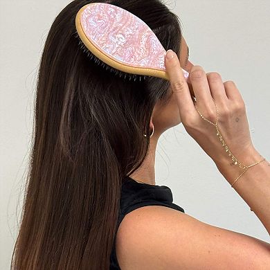 Flat Hair Brush in Pink Sugar