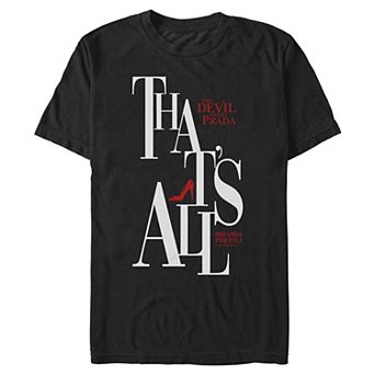 Men's The Devil Wears Prada That's All Poster Graphic Tee