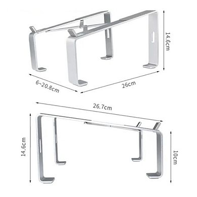 Portable Ergonomic Aluminum Laptop Riser
