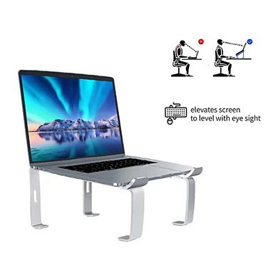 Portable Ergonomic Aluminum Laptop Riser