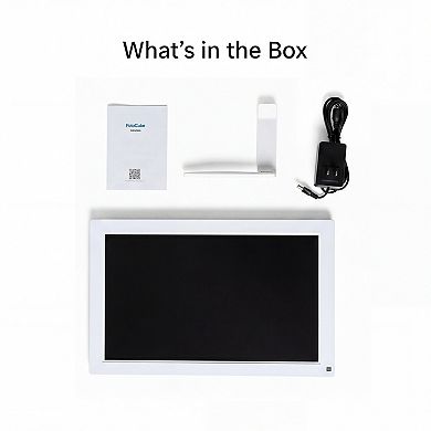 MYKKO 15.6" Digital Calendar Touchscreen Display, Wall & Desk Mountable - White