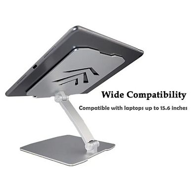 Height-Adjustable Foldable Laptop Arm Stand