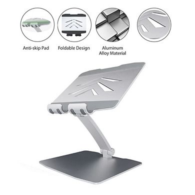Height-Adjustable Foldable Laptop Arm Stand