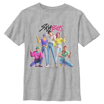 Boys 6-20 K-Pop Demon Hunters Saja Boys Idols Poster Graphic Tee