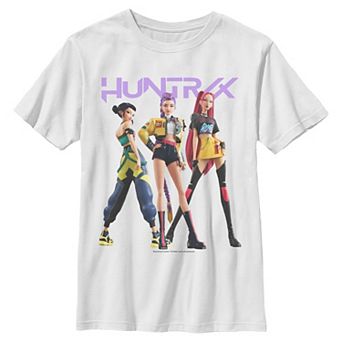 Boys 6-20 K-Pop Demon Hunters Huntrix Poster Graphic Tee