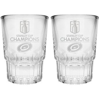 Carolina Hurricanes NHL 2026 Stanley Cup Champions 2 oz Prism Shot Glass Set