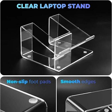 Clear Acrylic Laptop Stand