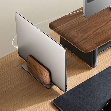 Wooden Vertical Laptop Stand