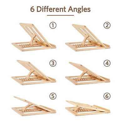 Wooden Foldable Laptop Stand