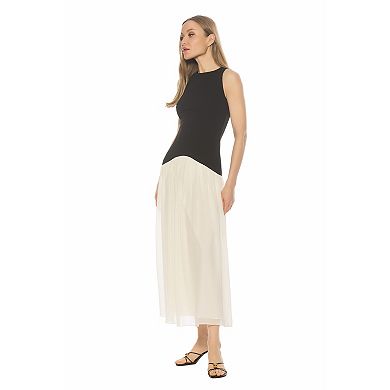 Womens ALEXIA ADMOR Dorian Dropped Waist Midi Dress