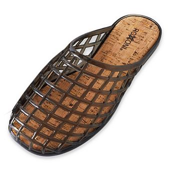 Roxoni Women’s Jelly Sandals Breathable Mesh Slip On Lightweight Casual Summer Garden Beach Shoes
